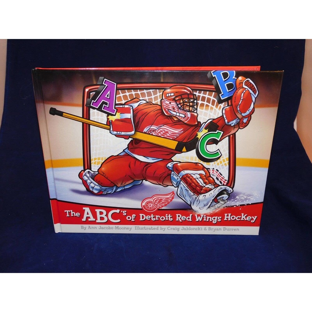 VERY RareThe ABC's of Detroit Red Wings Hockey Book Hardcover
